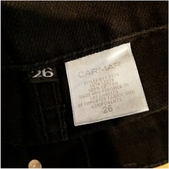 Carmar | Distressed Side Cut Out Jean Shorts 26 - Picture 4 of 7